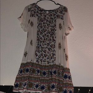 JODIFL floral/white midi dress